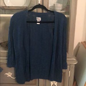Teal cardigan